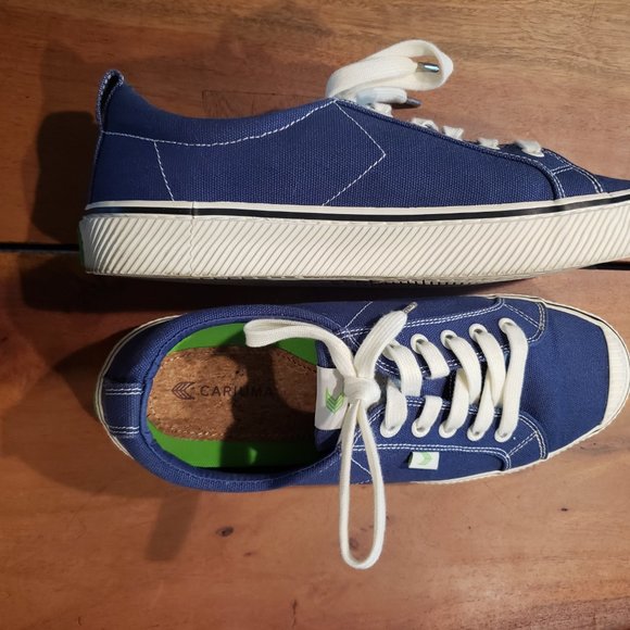 Cariuma Blue Canvas Sneaker - Picture 2 of 3